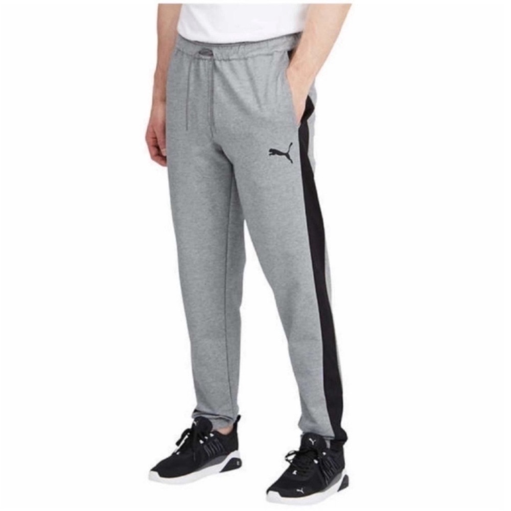 NWT PUMA Men Training Pant Jogger GRAY - size L casual active comfy gym